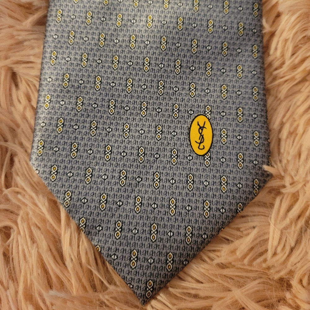 Yves Saint Laurent silk tie